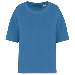 Native Spirit Womens/Ladies Terrycloth T-Shirt / Riviera Blue